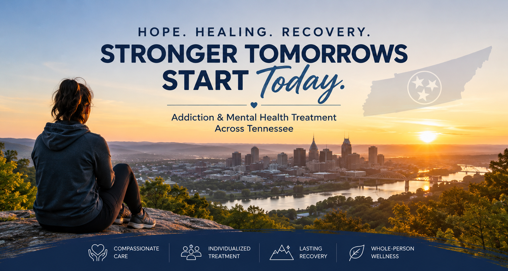 Learn about addiction and mental health treatment in Tennessee, including levels of care, therapies, dual diagnosis treatment, and recovery support.